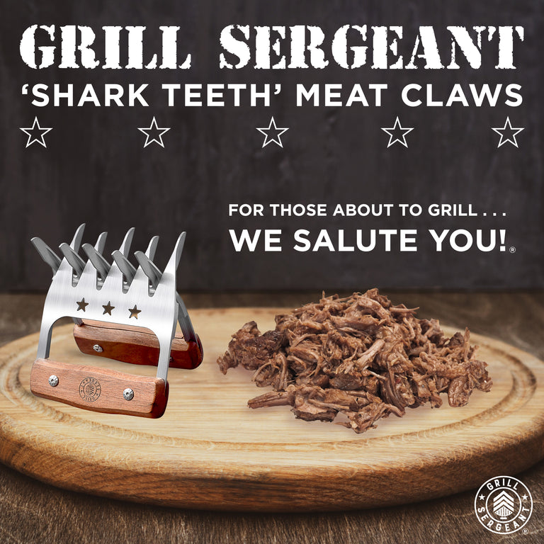 Grill Sergeant Shark Teeth Meat Claws