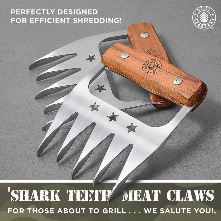 Grill Sergeant Shark Teeth Meat Claws