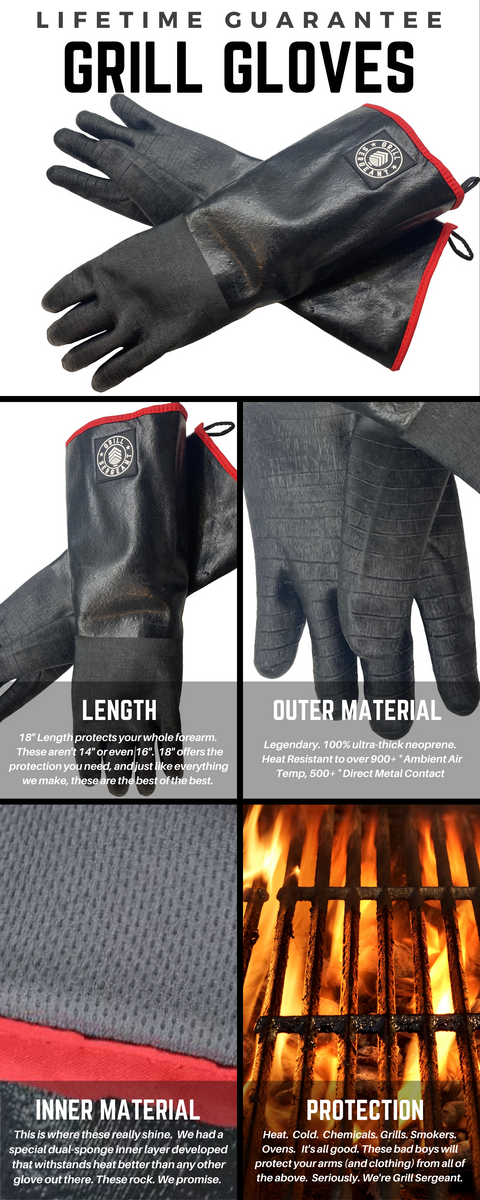 Grill Sergeant Grilling Gloves